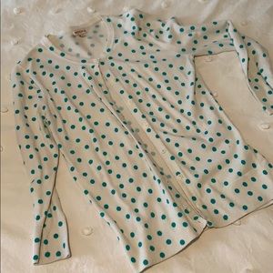 Polka dot cardigan